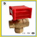 DC9V-24V 15mm 3 way motor control ball valve for electric control water treatment